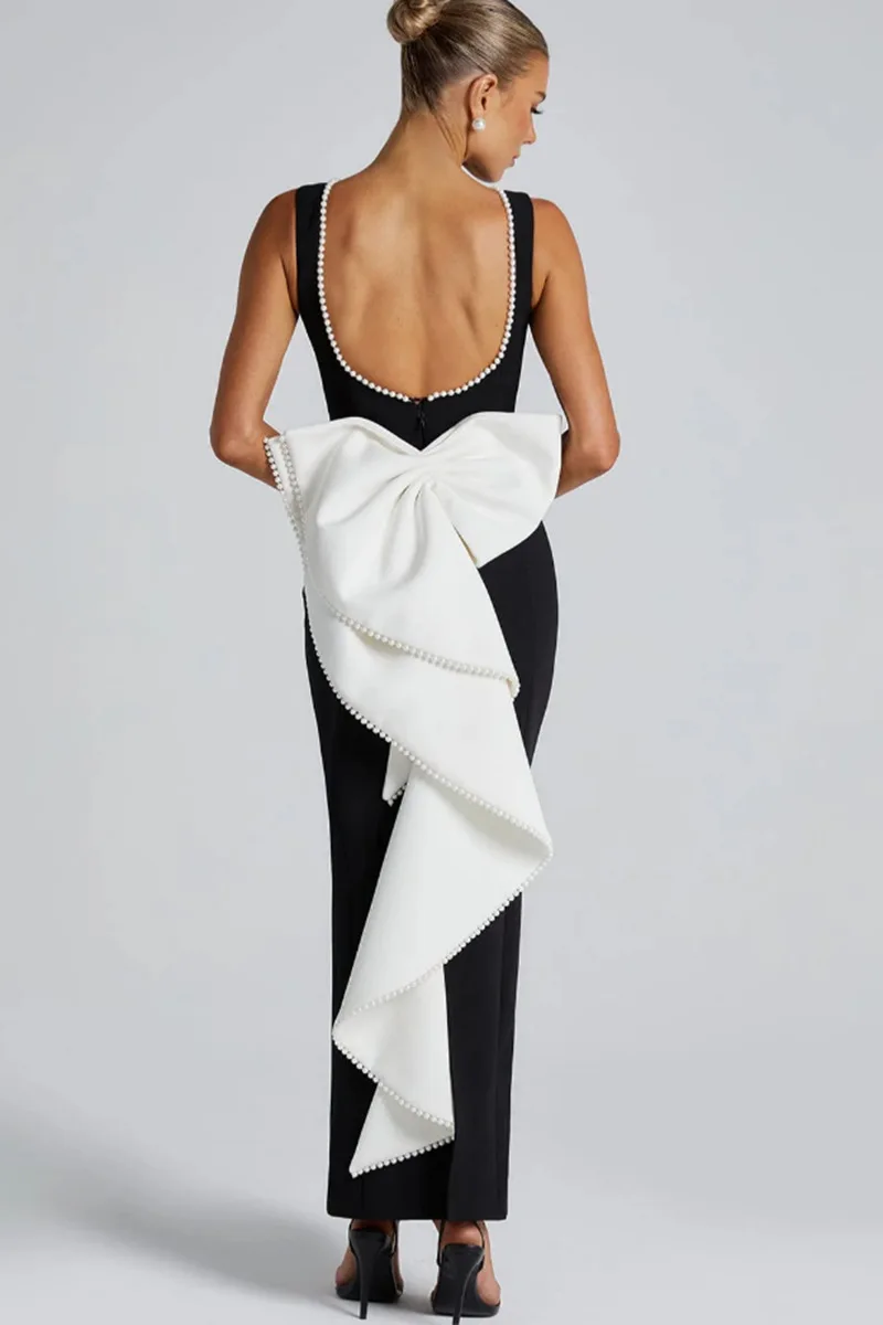 Pearl Bow Backless … - image