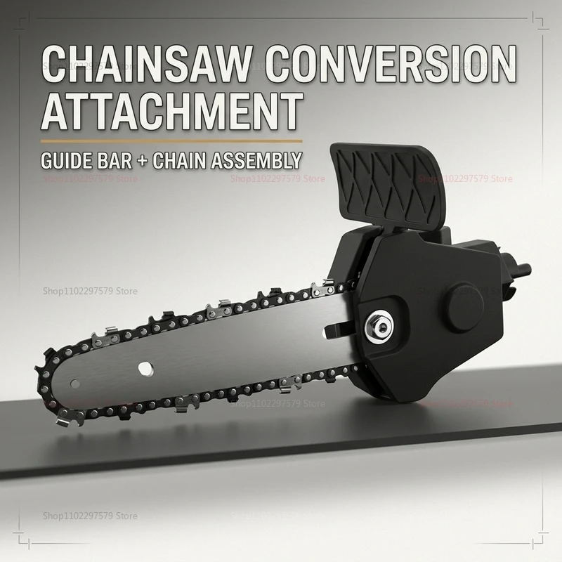 4/6 Inch Electric Drill to Chain Saw Adapter Universal Wood Plastic Metal Cutting Tool for Trimming Carpentry DIY Projects