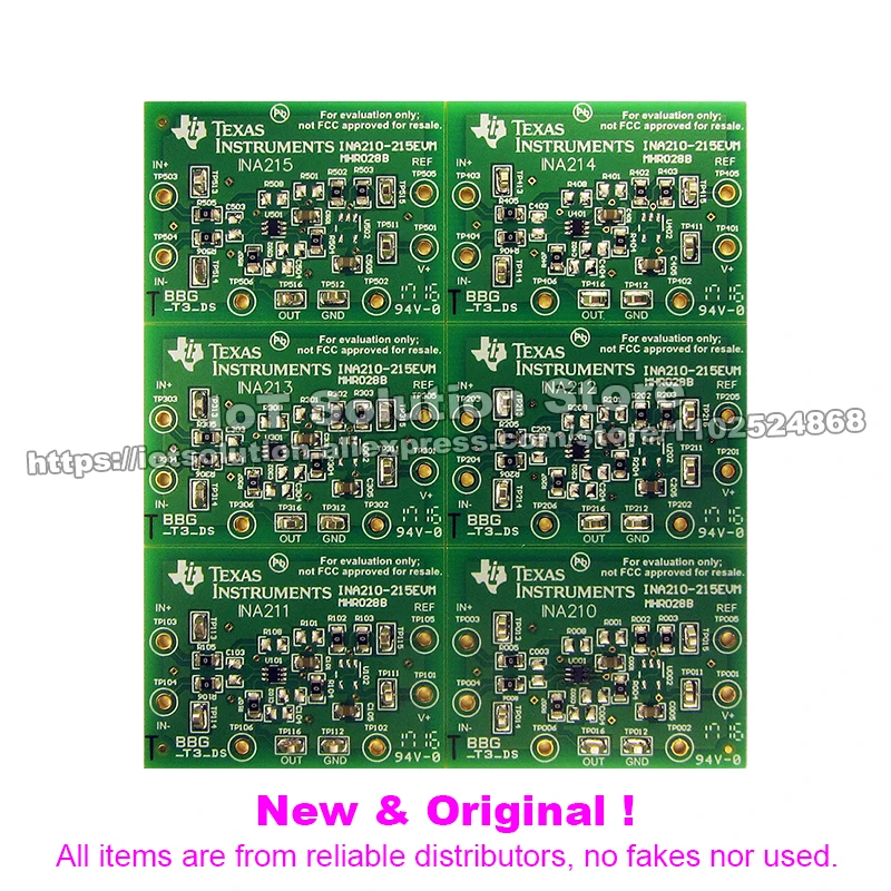 INA210-215EVM INA210-215 Voltage-Output Current-Shunt Monitor Evaluation Module