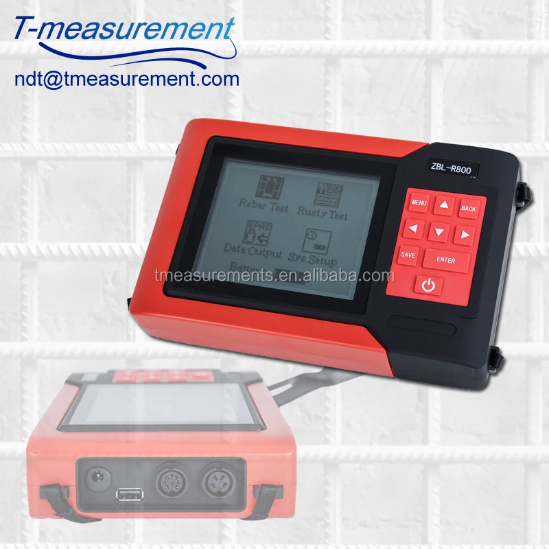 T-Measurement grid scan zbl-r800 reinforcing steel detector concrete scanning rebar detector