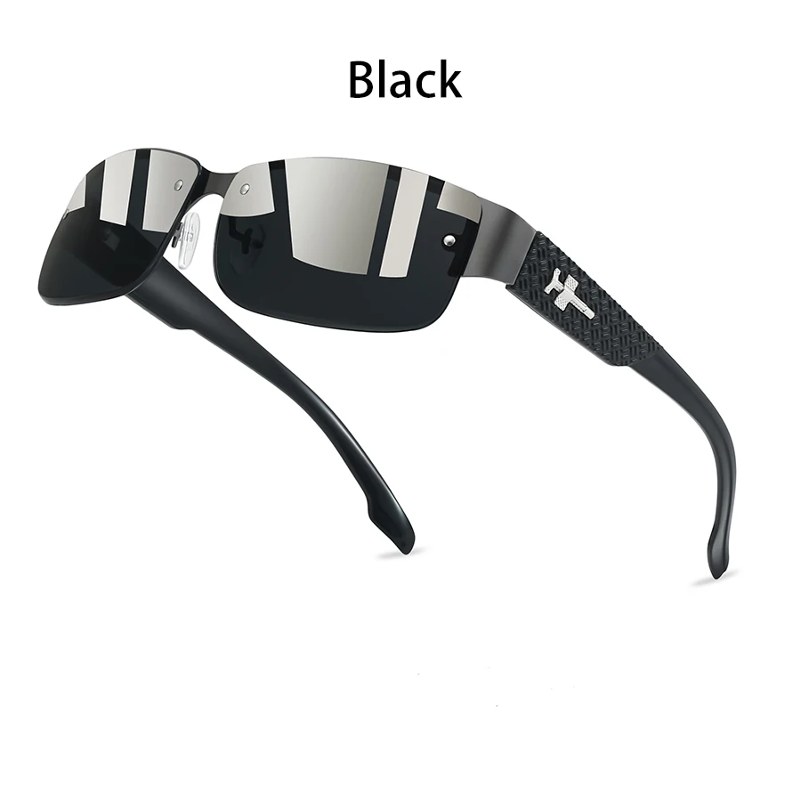 Modische Vintage-Sonnenbrille mit Farbverlauf für Männer und Frauen, Luxusmarken-Designer-Sonnenbrille für Reisen, Angeln und Autofahren – Detail 1