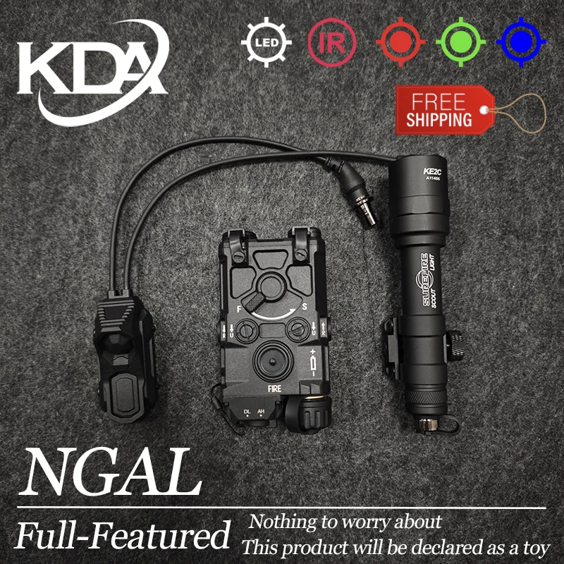 

Tactical wadsn OGL Nylon Version Red Dot Green Blue Indicator M300C M600U Scout Light Flashlight With AXON Switch