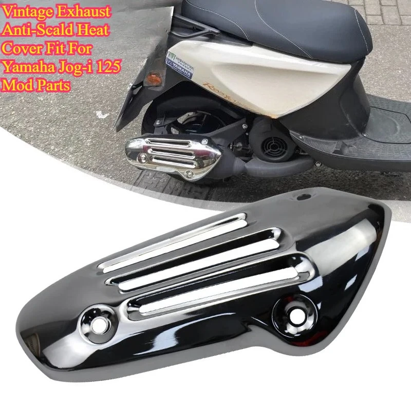 Vintage Exhaust Heat Shield Anti-Scald Protective Cover Mod Accessories Fit For Yamaha Jog-i 125 Scooter