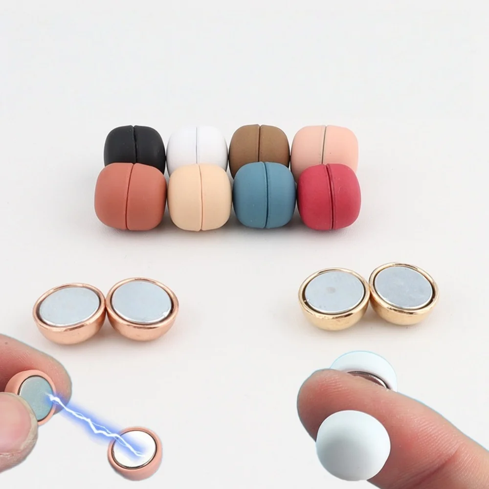 Random 2/4/6 Piece Magnetic Sew-free Clips, Multifunctional Scarf/Clothing Clips, Ideal for Wearing and Decoration