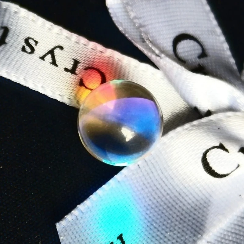 15mm Spherical Optical Prism K9 Glass Color-combining  Irregularly Shaped Bead Beam-splitting  Diameter Lens