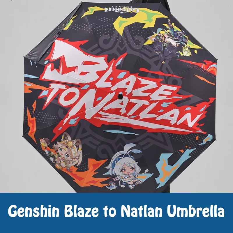 Original Genshin Impact Blaze to Natlan Umbrella Kinich Mualani Kachina in Stock