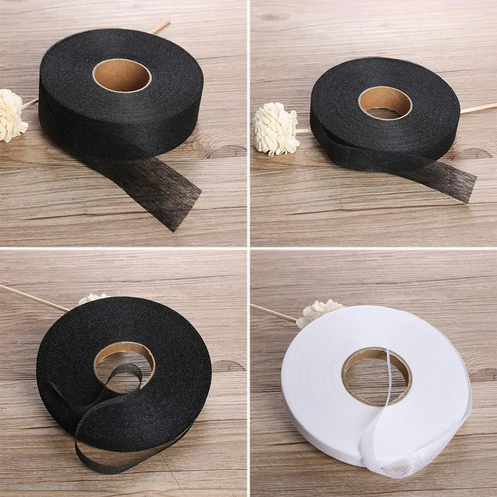 100meters Iron On Single-sided Adhesive Liner Wonder Web Turn Up Hem Fabric Roll