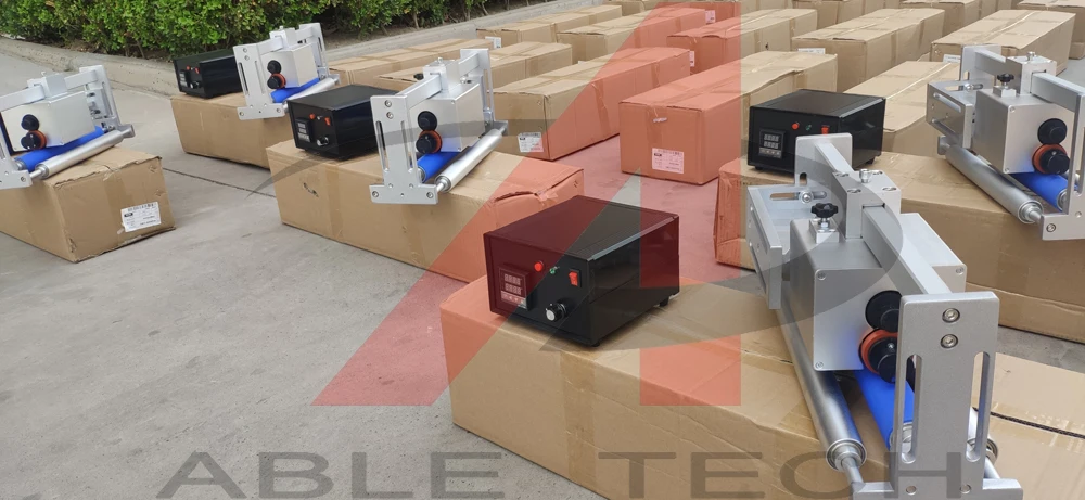 expiry date printer on plastic bags roll AT-1100A Able solid ink coding machine