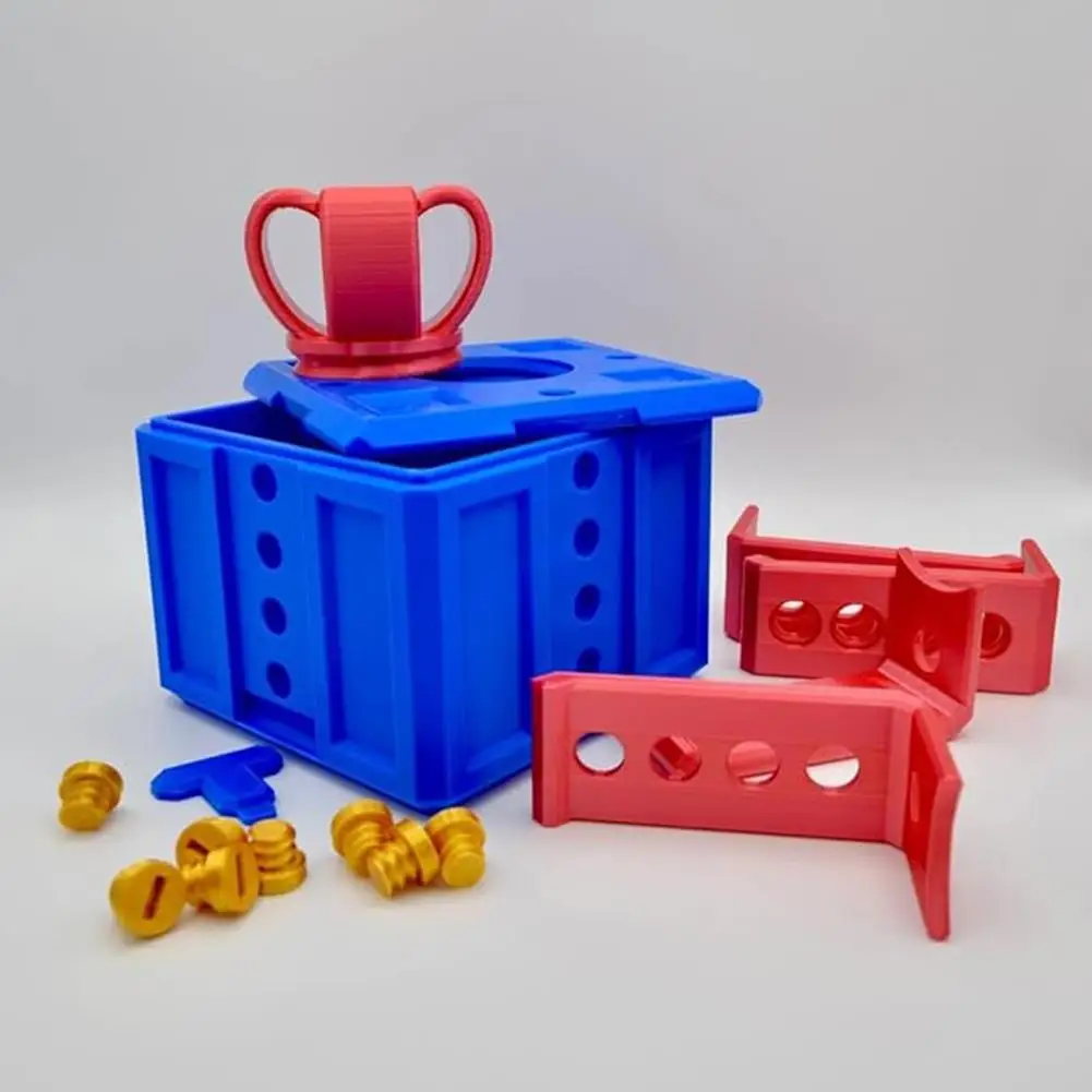 8 سنتيمتر ثلاثية الأبعاد مطبوعة صندوق هدايا مزعج سطح المكتب زخرفة المزحة هدية الإجهاد الإغاثة تمثال التصميم الإبداعي 2026 هدية مضحكة