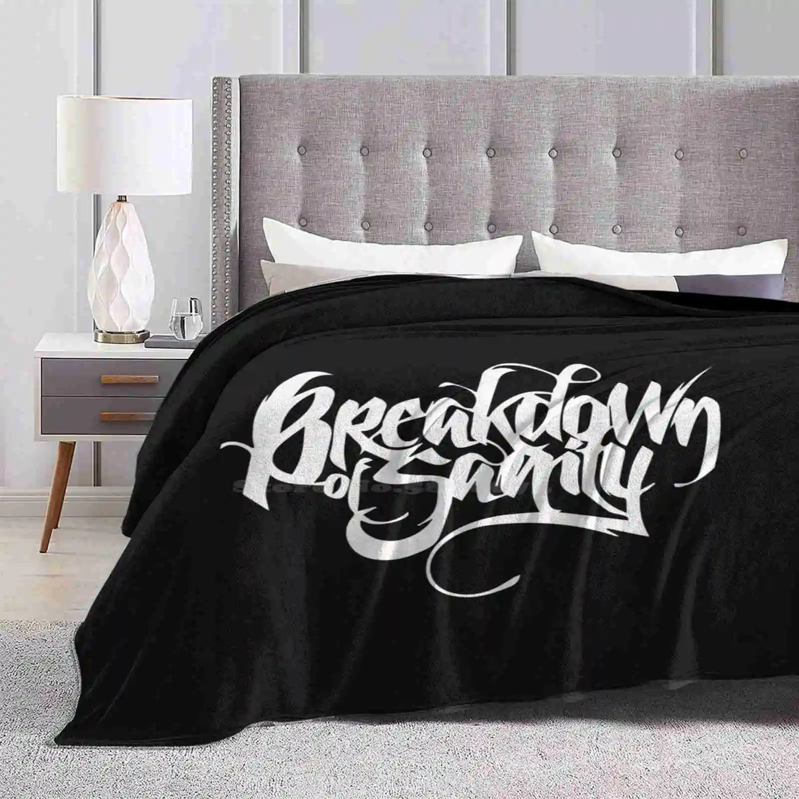 Breakdown Of Sanity Fan Made Tees / Shirt Shaggy Throw Soft Warm Blanket Sofa/Bed/Travel Love Gifts Breakdownofsanity Metal