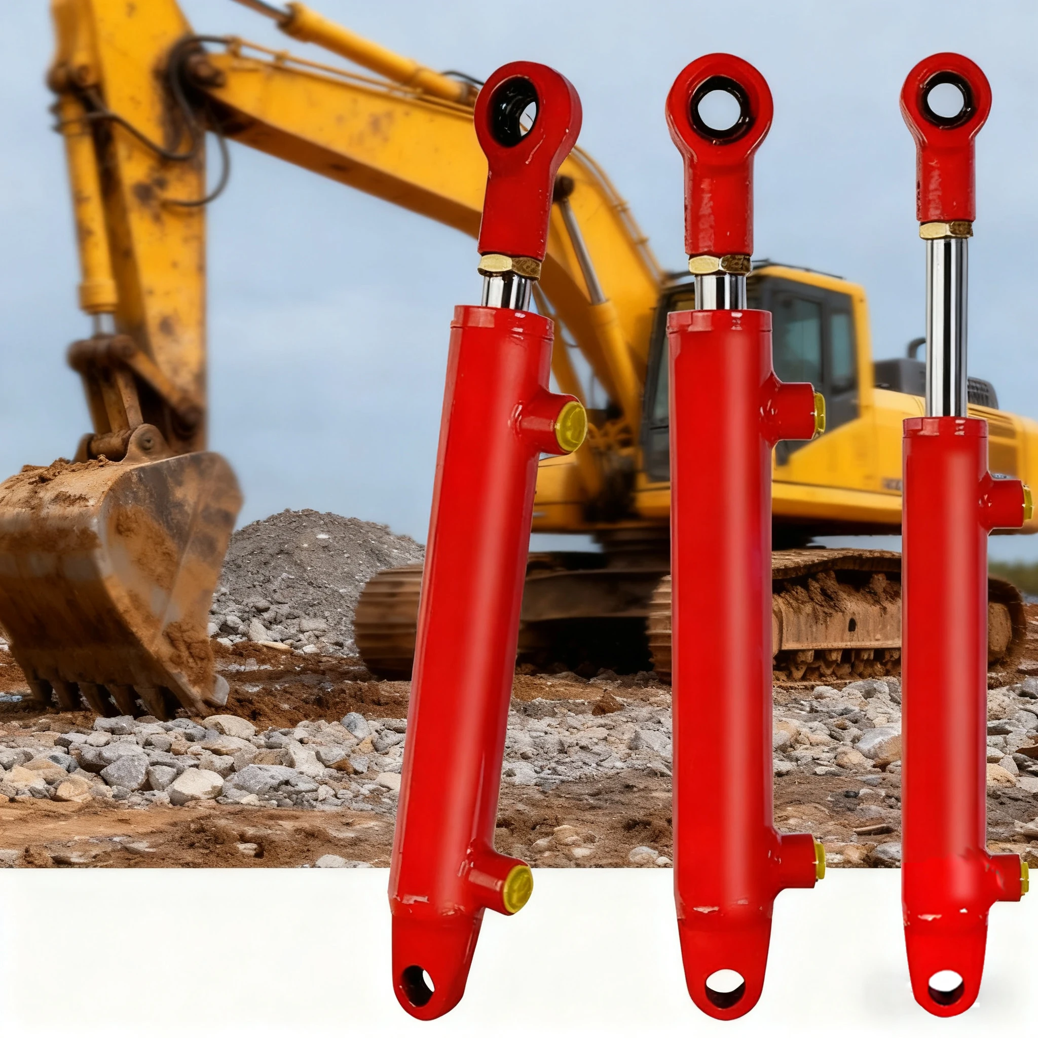 

HSG 2-тонный 40-диапазонный цилиндр, двунаправленный экскаватор, гидравлический цилиндр, домкрат для гидравлического масла, насосная станция, прочный автоматический цилиндр