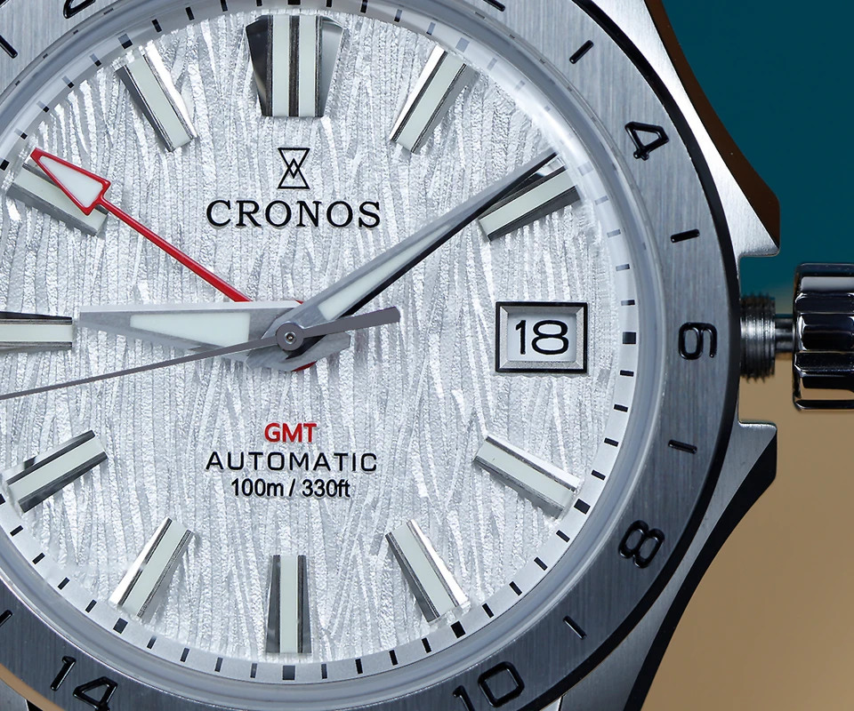 Cronos GS Mechanical Watch 39mm Sapphire GMT NH34