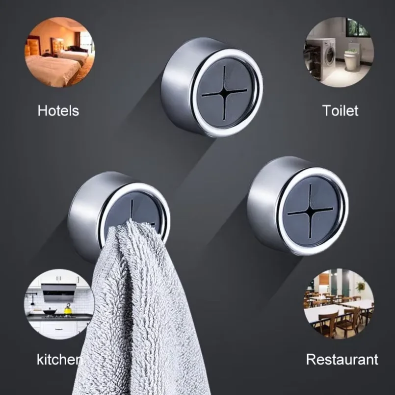 5PCS Non Punching Dishwashing Cloth Storage Clip Dishcloth Clip Kitchen Household Gloves Hook Towel Rack Hole Clip Wall Hanging