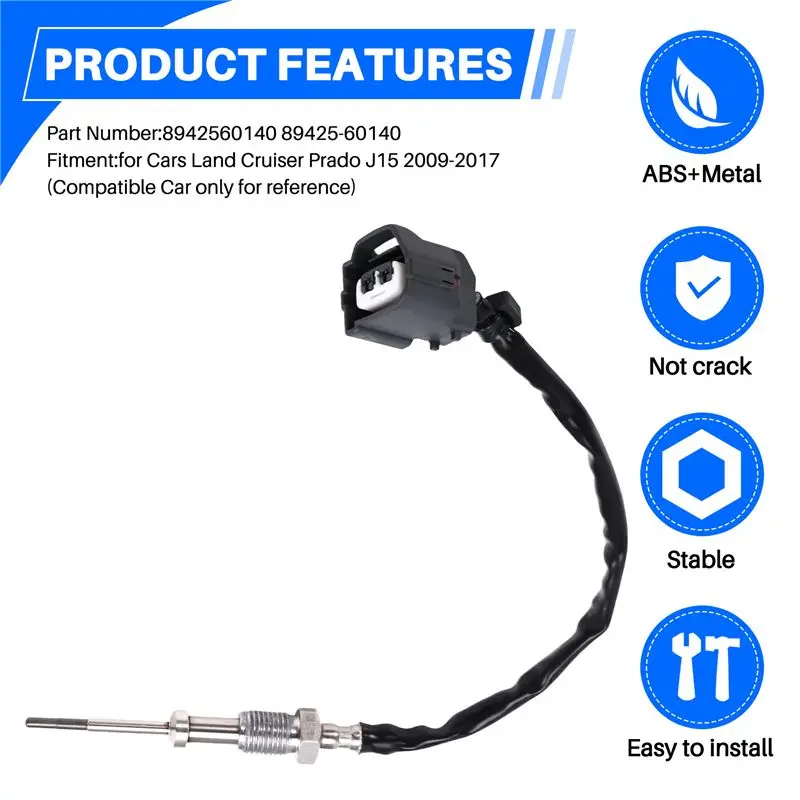 89425-60140 Car Exhaust Gas Temperature Sensor For TOYOTA Land Cruiser PRADO 2009-2017 8942560140-A91R