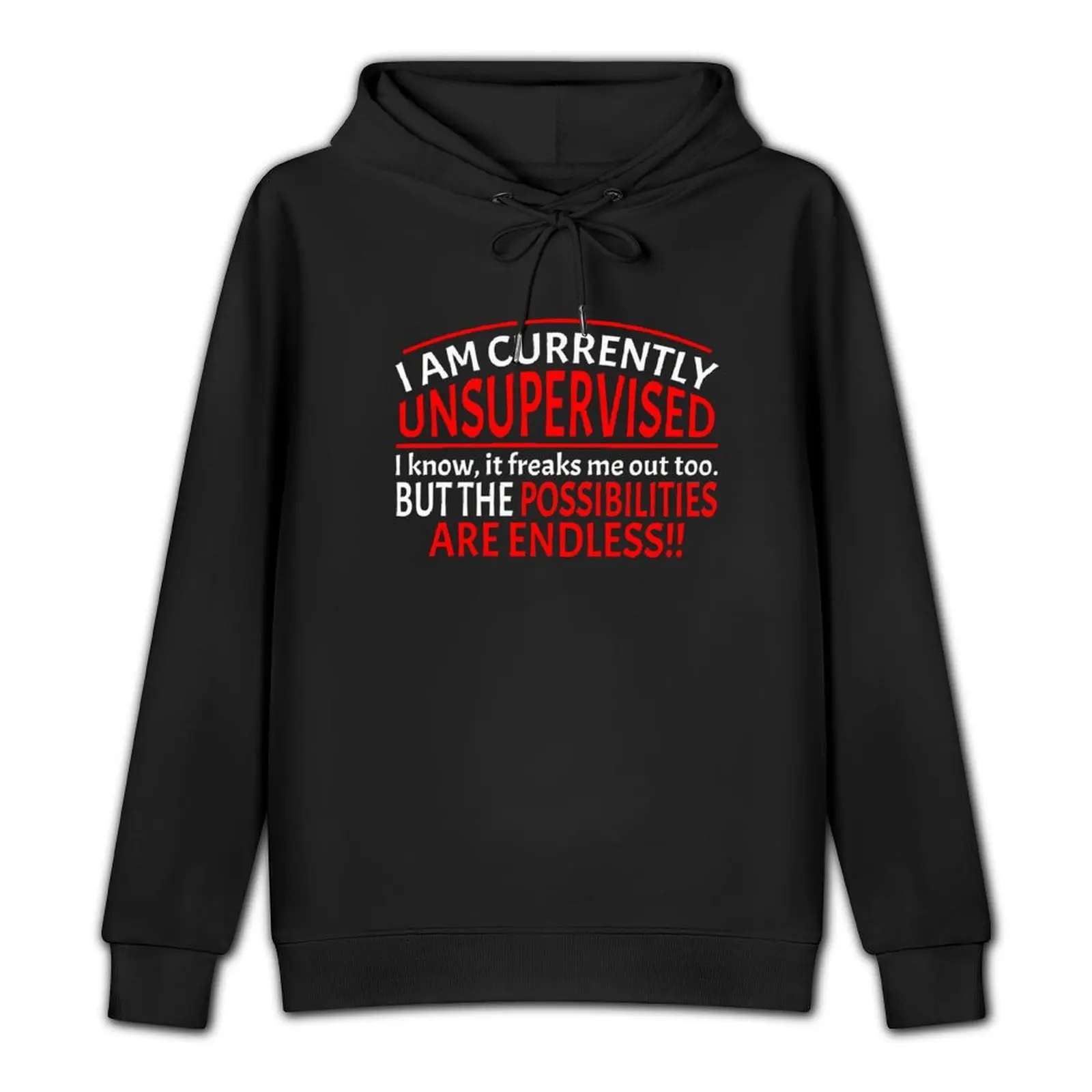 I am currently unsupervised Pullover Hoodie autumn new products streetwear men aesthetic clothing hoodie