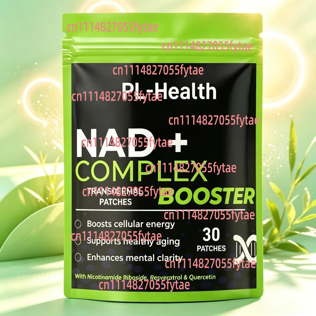30 Patches NAD+ Complex Booster Transdermal Patches with Resveratrol & Quercetin Support Cellular Energy, Focus & Healthy Aging