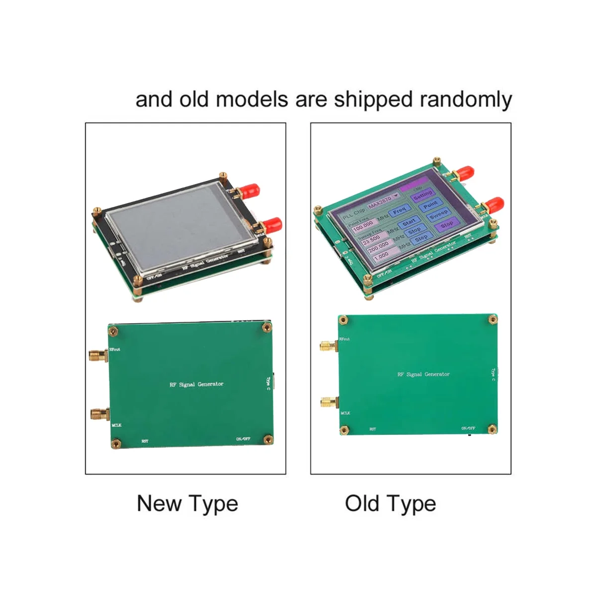 MAX2870 23.5MHz-6000MHz RF Signal Source Generator Module High Stability Low Noise LCD Display Signal Sensor Meter