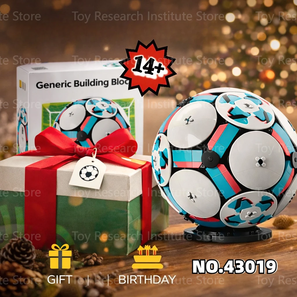 

Новый конструктор 2026 World Soccer 43019, модель для сборки, настольное украшение и развивающая игрушка-конструктор, подарок для детей и взрослых