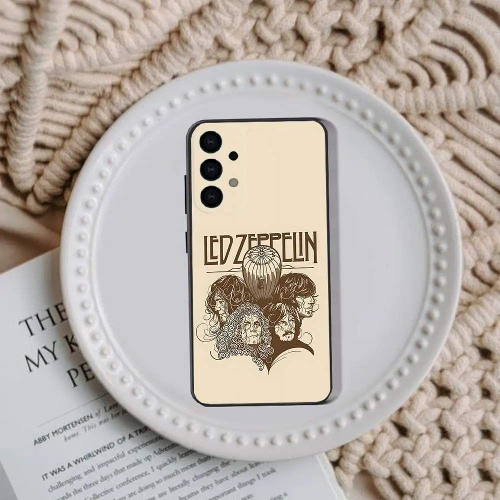 Hot L-Led Z-Zeppelins Band Phone Case For Samsung Galaxy A73,31,32,72,41,53,52,71,22,5G,Note,J7,8,9 Soft Black Cover