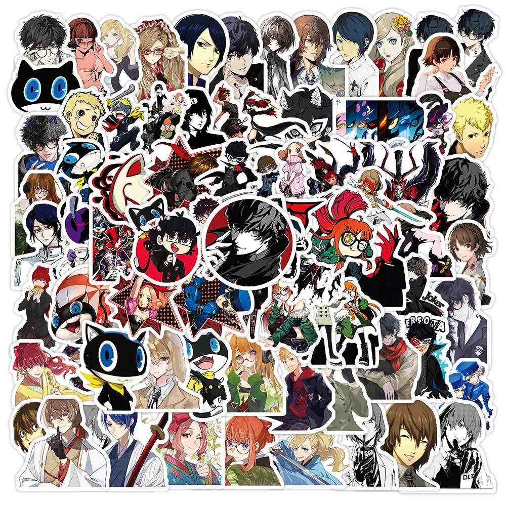 50/100 قطعة ملصقات شخصية لعبة دور الكرتون مقاوم للماء الكتابة على الجدران الديكور DIY بها بنفسك دفتر حقيبة كوب ماء الدراجة الغيتار لعبة أطفال #2