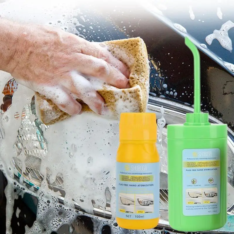 

Headlight Repair Fluid Kit Headlight Renewal Polish Maintenance Liquid kit Car Headlight Polishing Agent Scratch Remover Repair