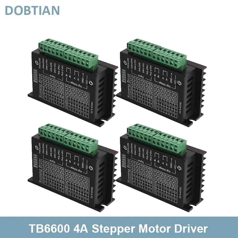 TB6600 Stepper Motor Driver for Nema 17 23 34 42/57/86 CNC Engraving Machine 1 Axis 4A DC9-40V High Precision Motion Control