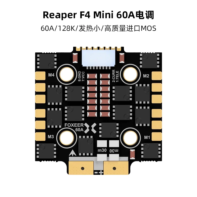 FOXEER F722 V4 Mini Crossover Control di volo Reaper F4mini 60A Reaper Electric Racing