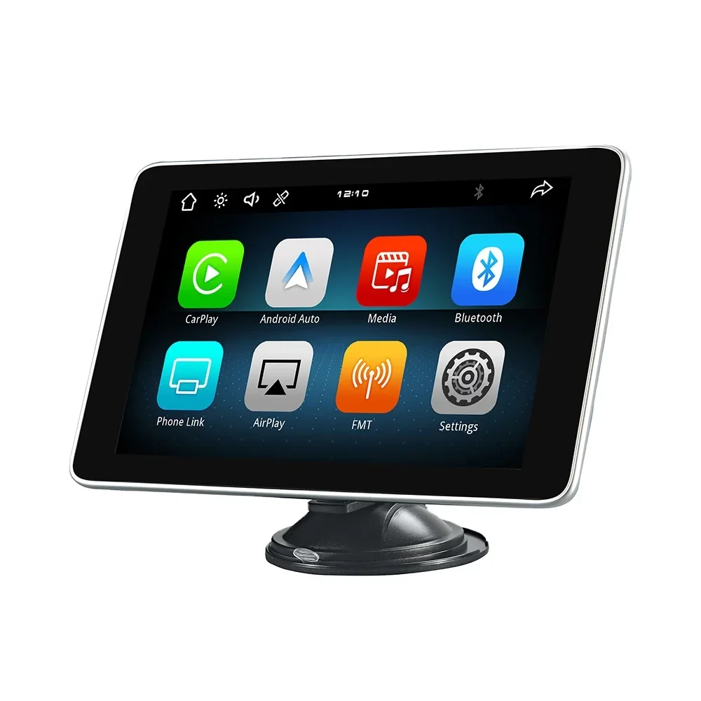 2025 Wireless CarPlay Pad Android Auto Tablet Linux System 7.5 Inch IPS Portable Screen FM Transmit BT Carplay Tablet Device