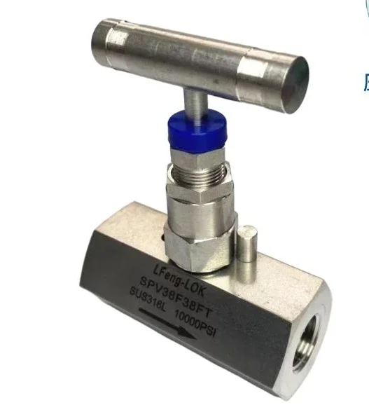 

SS316 Stainless Steel High-pressure Needle Valve SPV Internal Thread High-pressure Needle Valve 6000-10000PSI