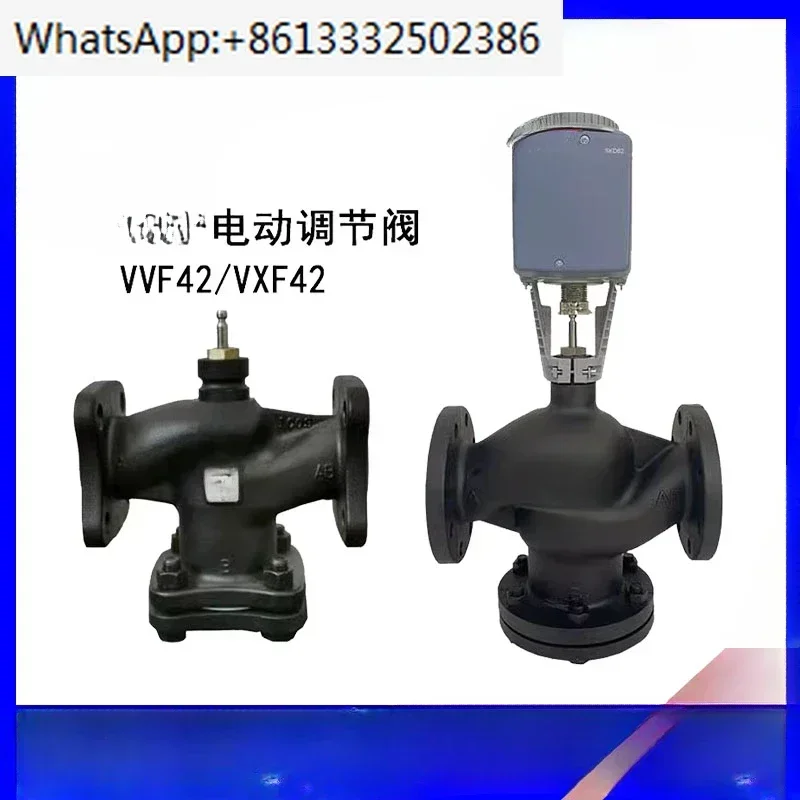 VVF42 VXF brida dos válvulas de control de temperatura eléctrica de tres vías actuador SKD62 SKC60
