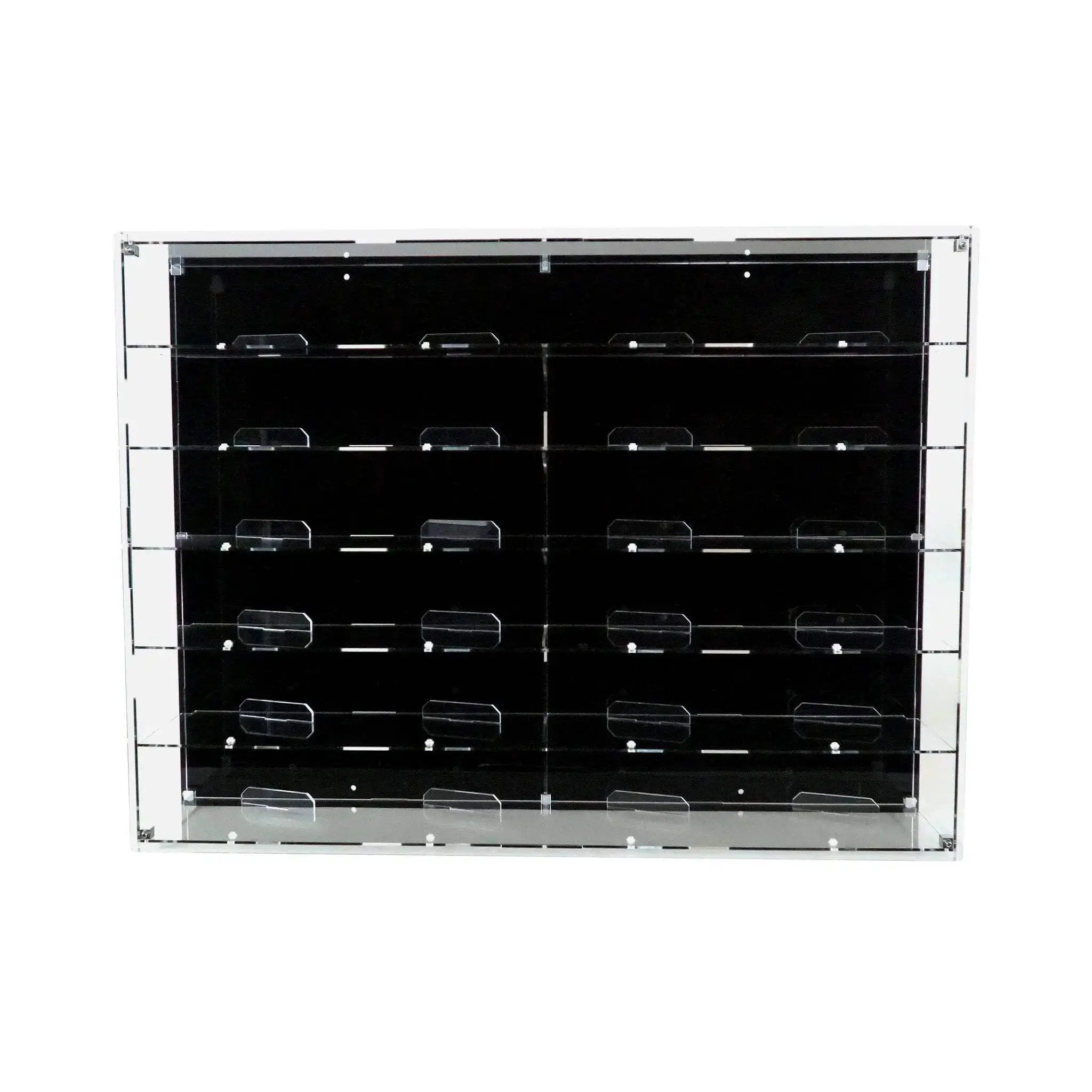 Wall-Mount Display Case Compatible with 24 LEGO Speed Champions Cars – Multi-Tier Collection Showcase – Sets Not