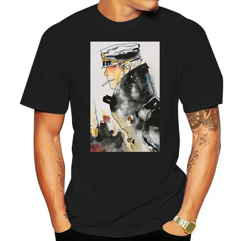 Printed Men T Shirt Cotton tshirts O-Neck Short-Sleeve Corto Maltese Women T-Shirt