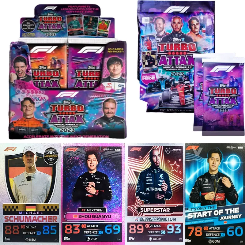 Tarjeta Coleccionable Oficial de Carreras Topps TurboAttax F1 2023, Edición de Piloto Legendario, Rara