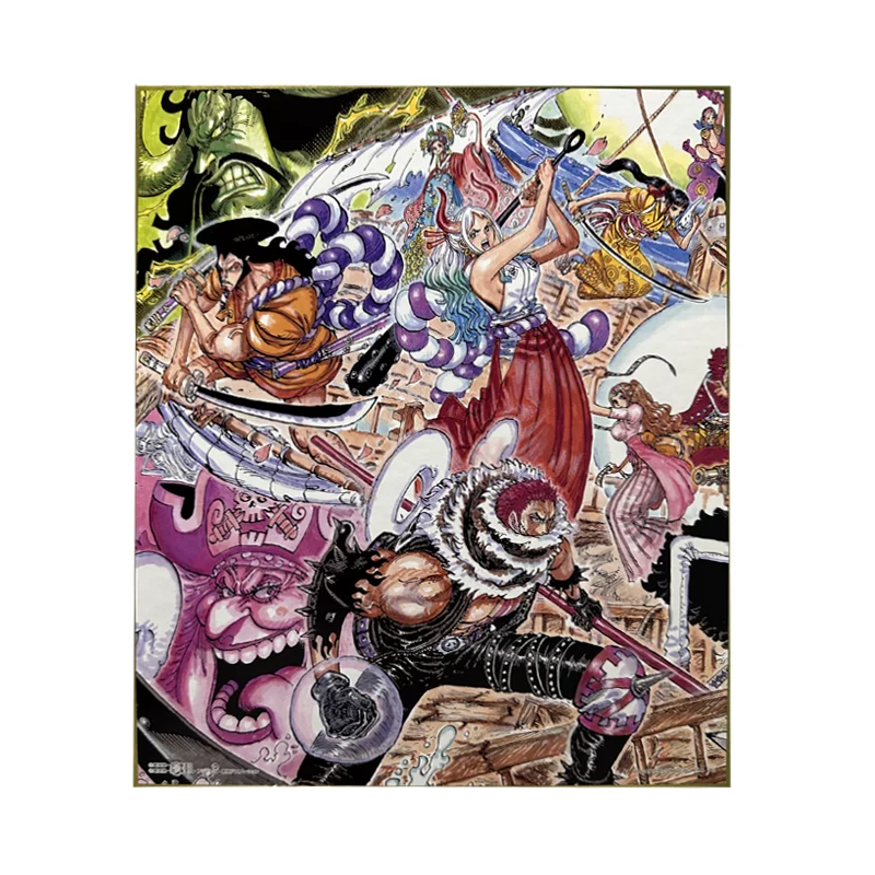 [In stock] Bandai BANPRESTO ONE PIECE Genuine Pirates of the Sea One Hundred Scenes One Time Reward J Reward WT100 color paper