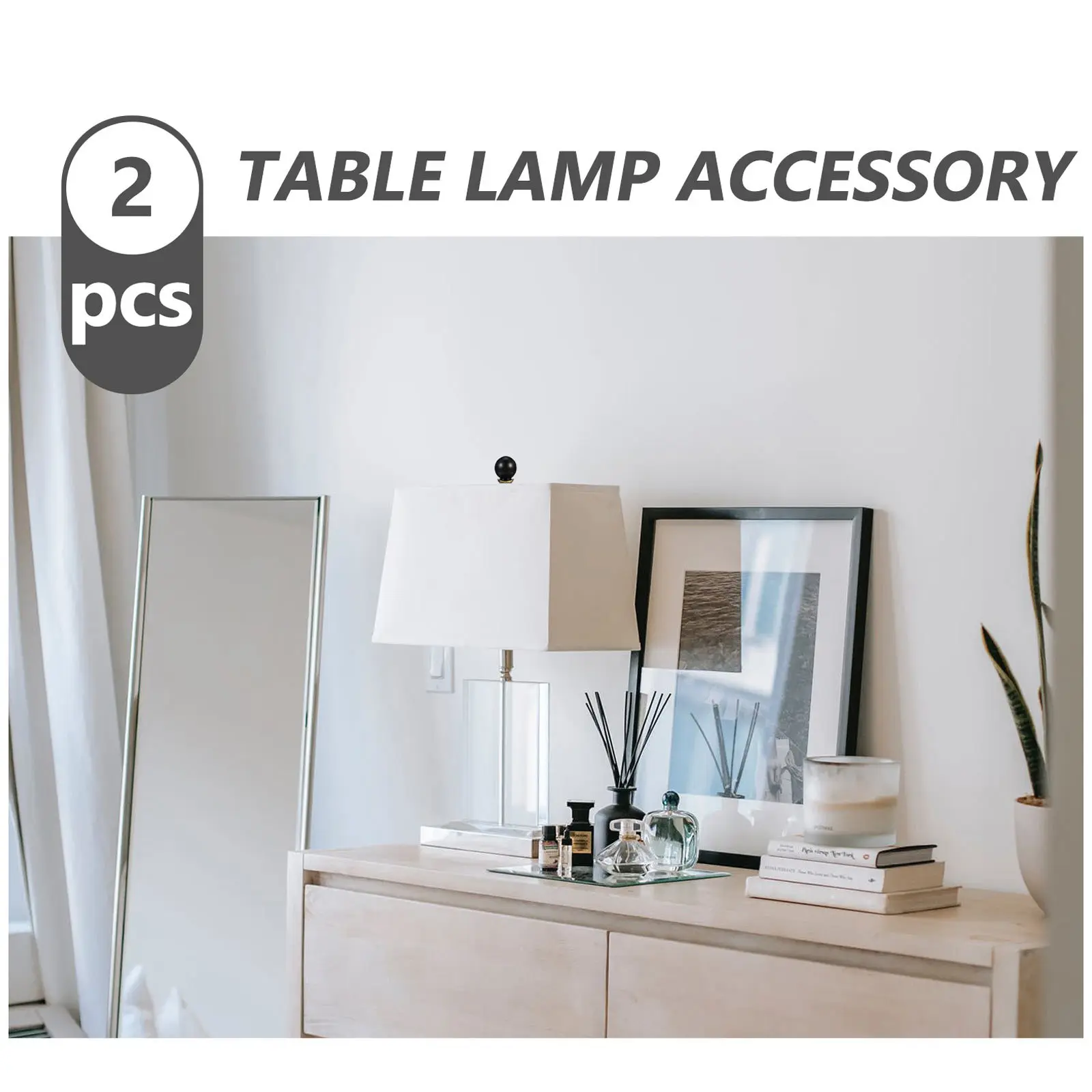 

Metal Lamp Finial Cap Adapter Decorative Lamp Topper Elegant DIY Metal Light Finial for Floor Desk Lampshade Accessory