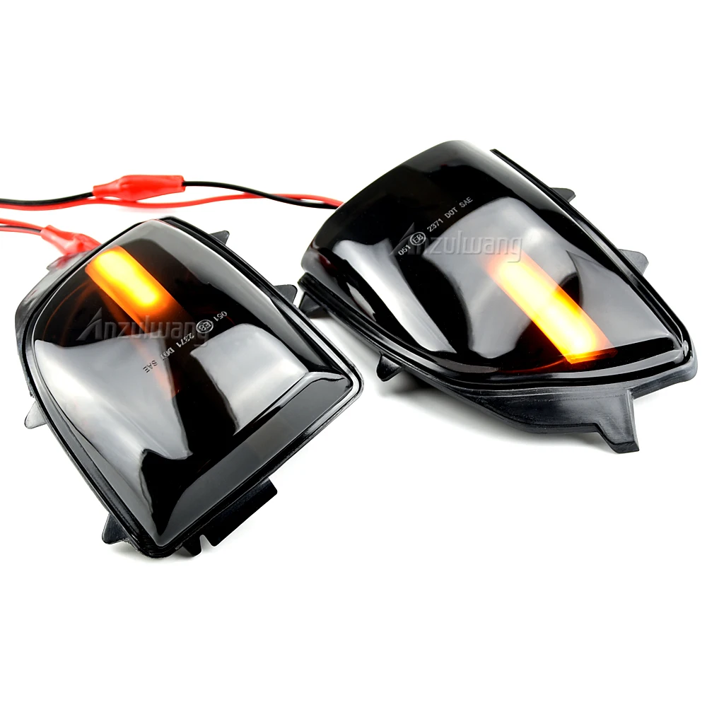 

2 шт. светодиодный динамический индикатор указателя поворота зеркала заднего вида для Volvo XC70 2008-2012 XC90 2007-2014