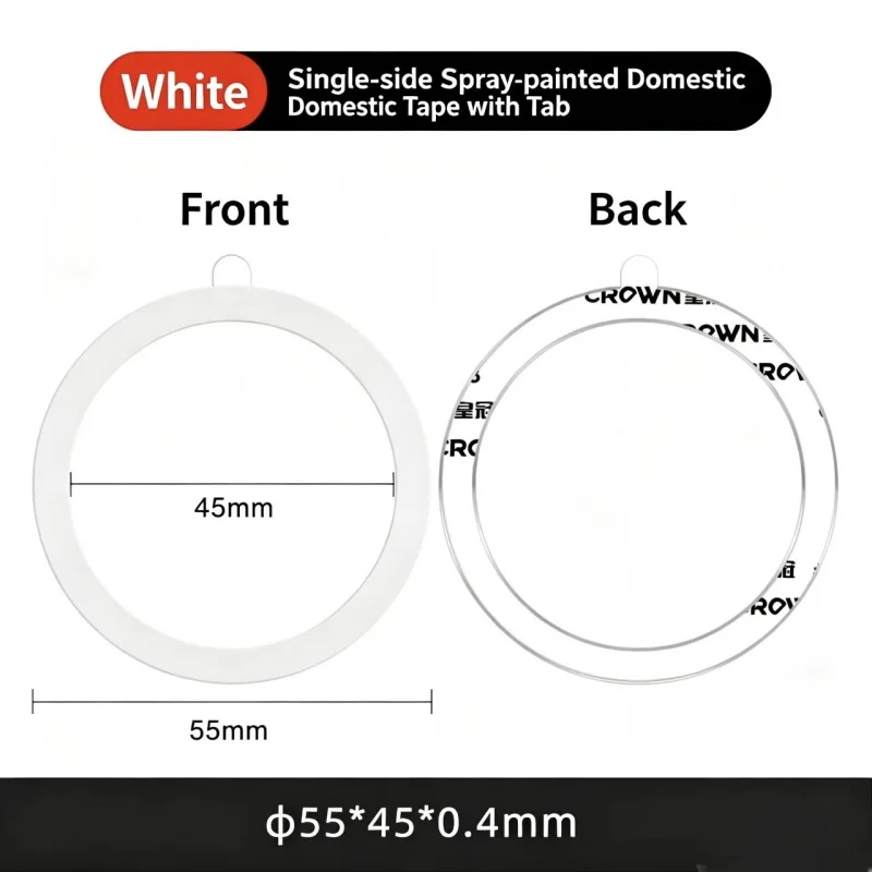 4Pcs Qi2.2 Painted MagSafe Magnetic Rings, Iron Sheet Stickers for Wireless Charging & Car Phone Holder, Phone Case Accessories