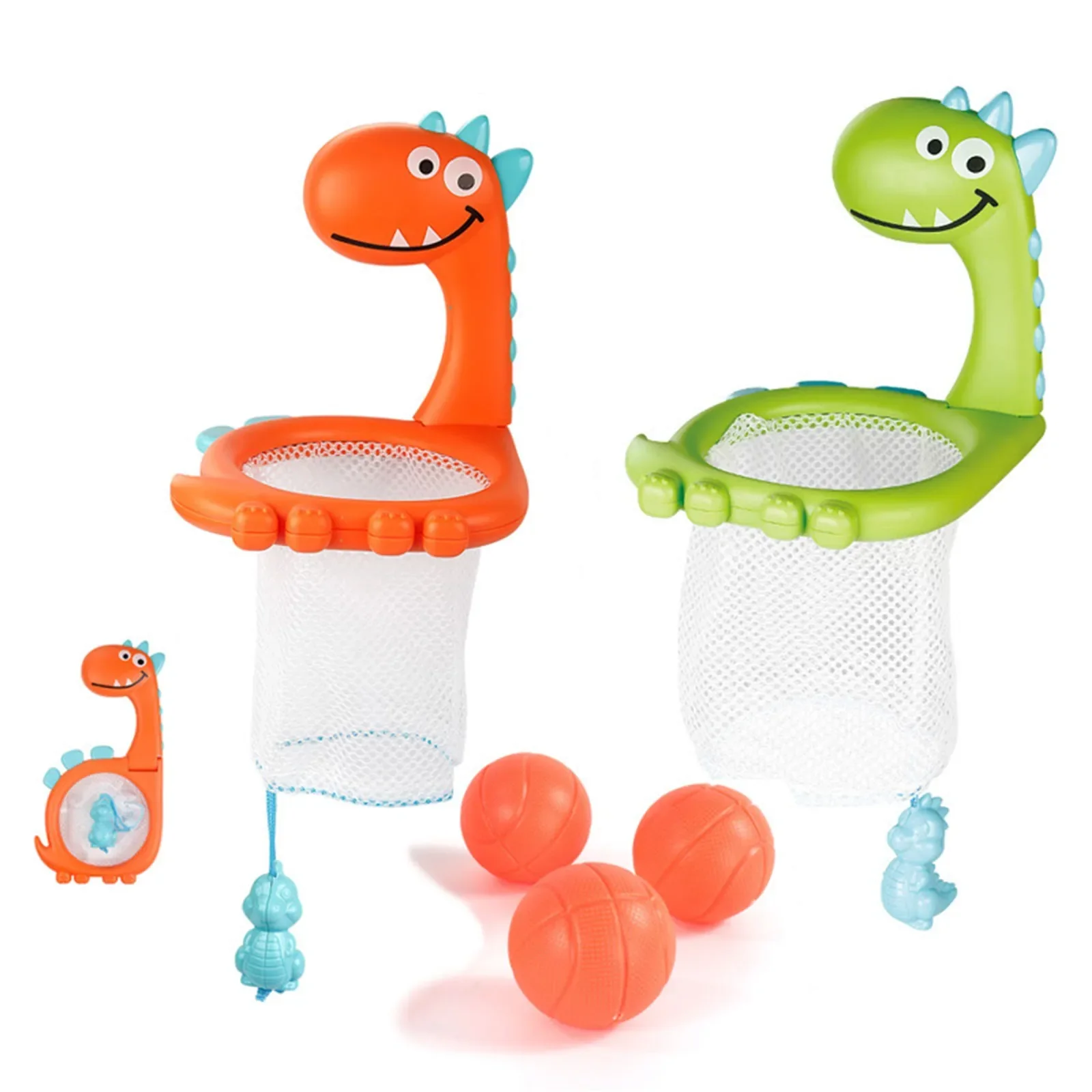 Baby Bath Toys Throw Basket Toys Toddler Boy Water Play Toy Bathtub Shooting Basketball Hoop with 3 Balls for Children Pool Toys