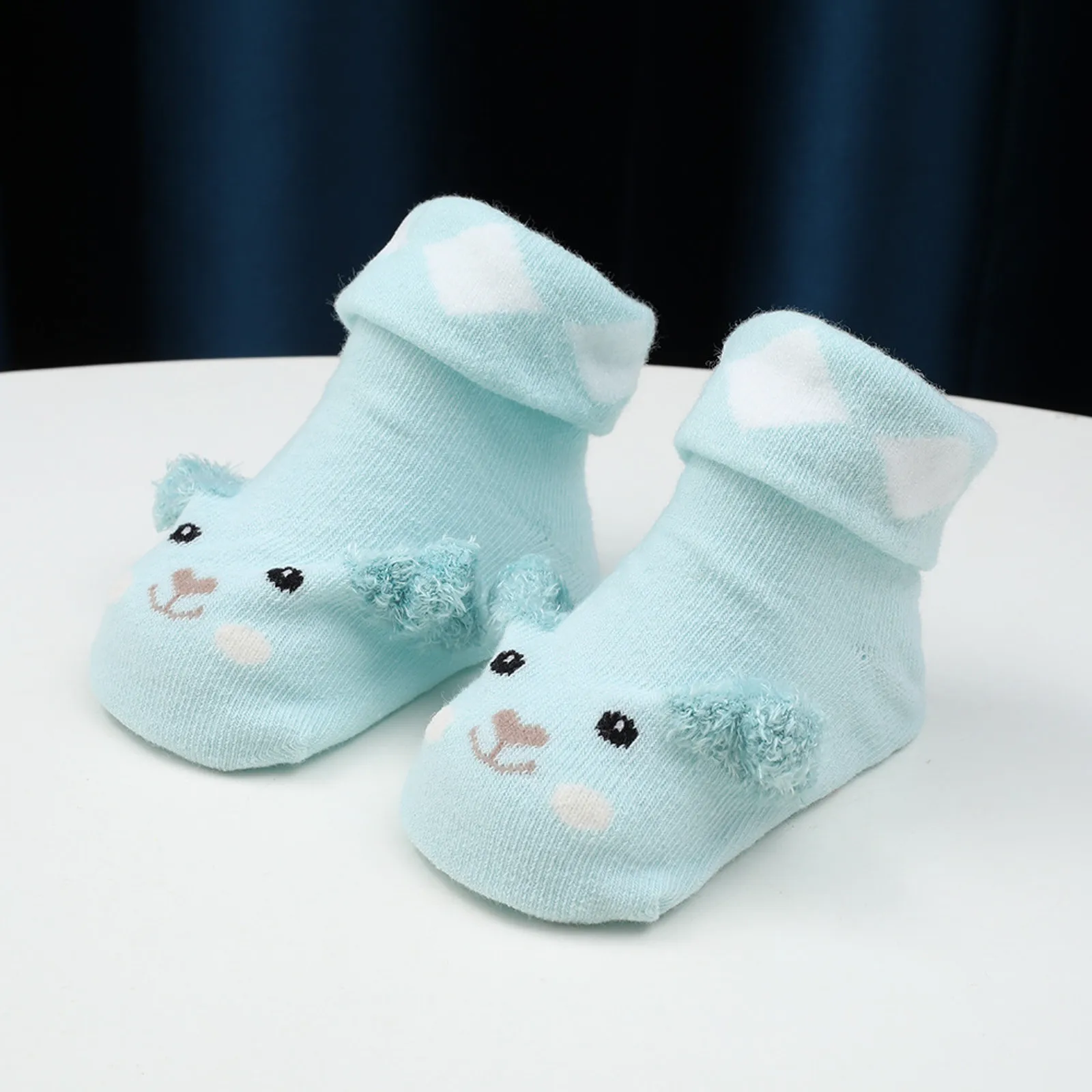 New Cute Cartoon Baby Socks for 0-1 Year Old Boys Girls Newborn Non-slip Baby Thickening Warm Socks Shoes Socks Autumn  Winter