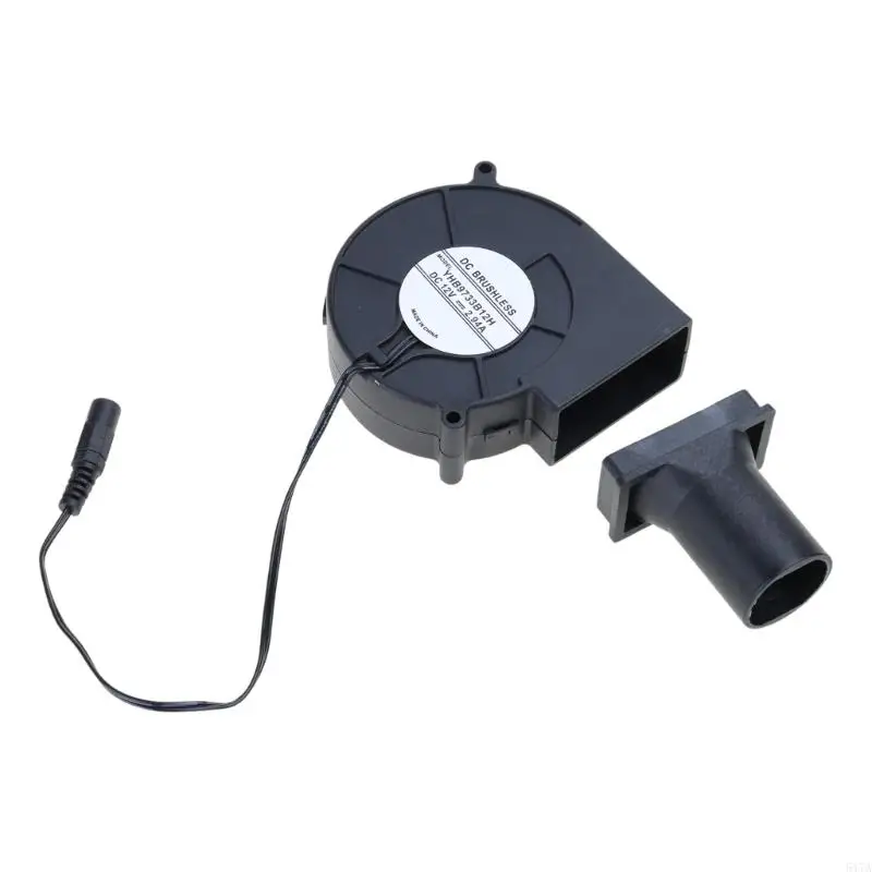 517A барбекю вентилятор PWM Air Blower 97x97x30mm 12V 2a Большой воздушный поток с питательным вентилятором с кабелем 168 см для