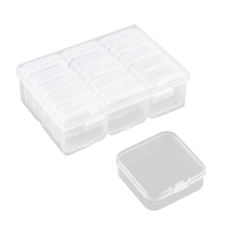 Elegant Thread Bobbin Storage Box Home Accessory Large Capacity Clear Sturdy Plastic Holder Box Home Use for Drop Shipping