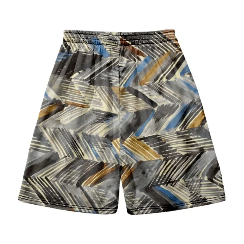 2022 casual preto skull print praia shorts roupas de verão novos calções de cintura elástica masculina streetwear