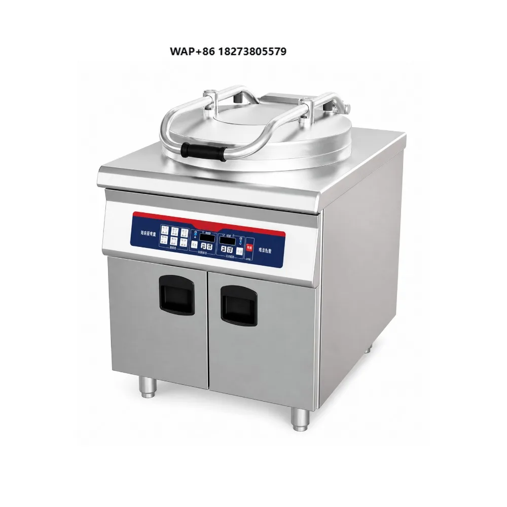 5KW 220V-380V Commercial Electric Griddle Crepe Maker Machine 220V 201 Stainless Steel Iron or Aluminum Plate