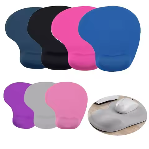 Office Mousepad with Gel Wrist Support Ergonomic Gaming Desktop Mouse Pad Wrist Rest Drop Shipping