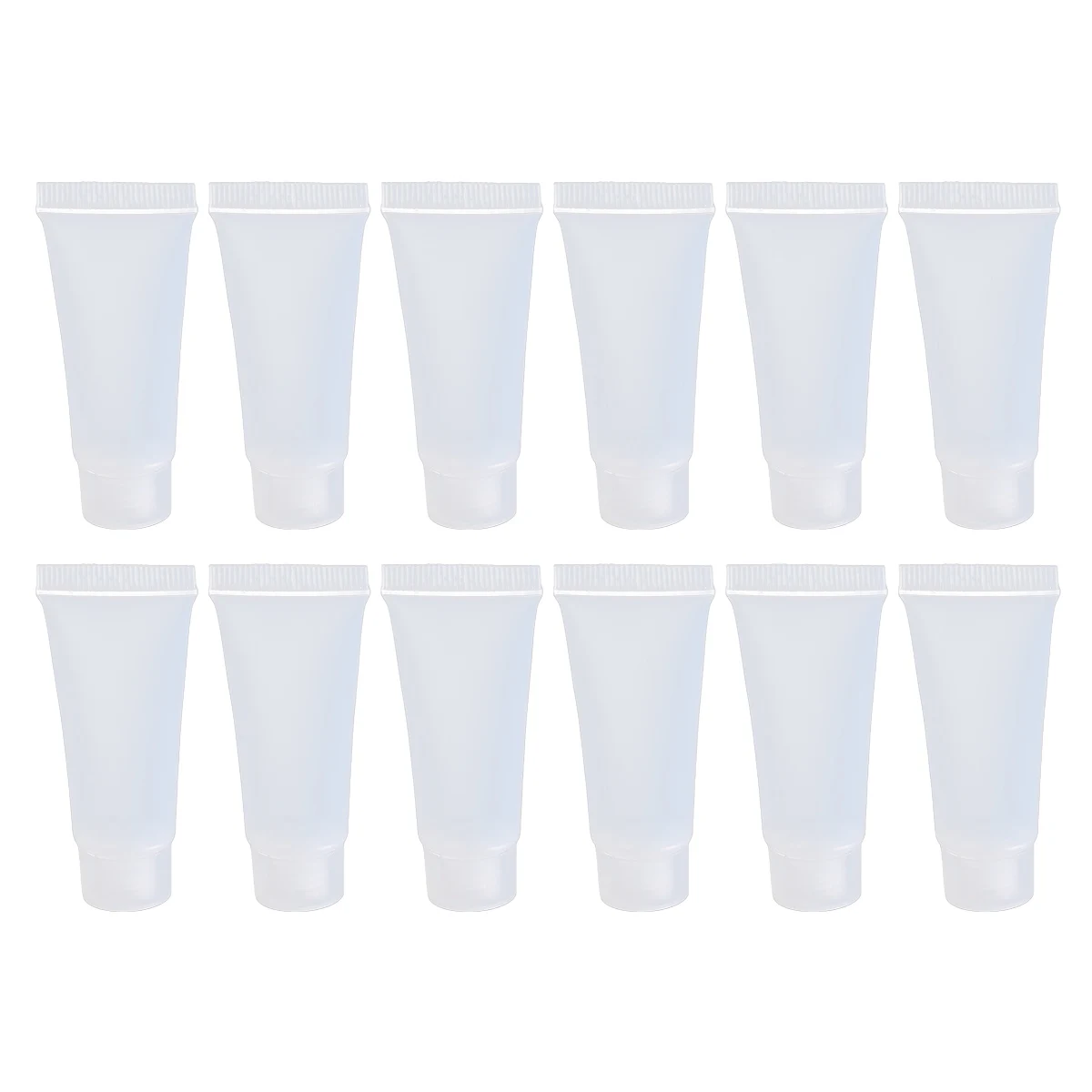 

Refillable Travel Bottle 10ml Lightweight Portable Reusable Plastic Shampoo Shower Gel Container Leak Proof Storage Tube