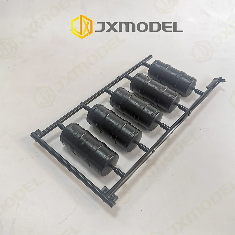 JXmodel Simulazione Serbatoio del gas in plastica nera per 1/14 Tamiya RC Truck Car F2000 Parti fai da te Accessori Rc