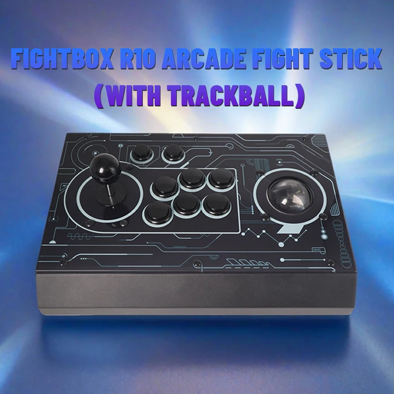 FightBox R10/R10 PRO Arcade Fighting Stick with Trackball, Retro Game Controller for PC/PS 3