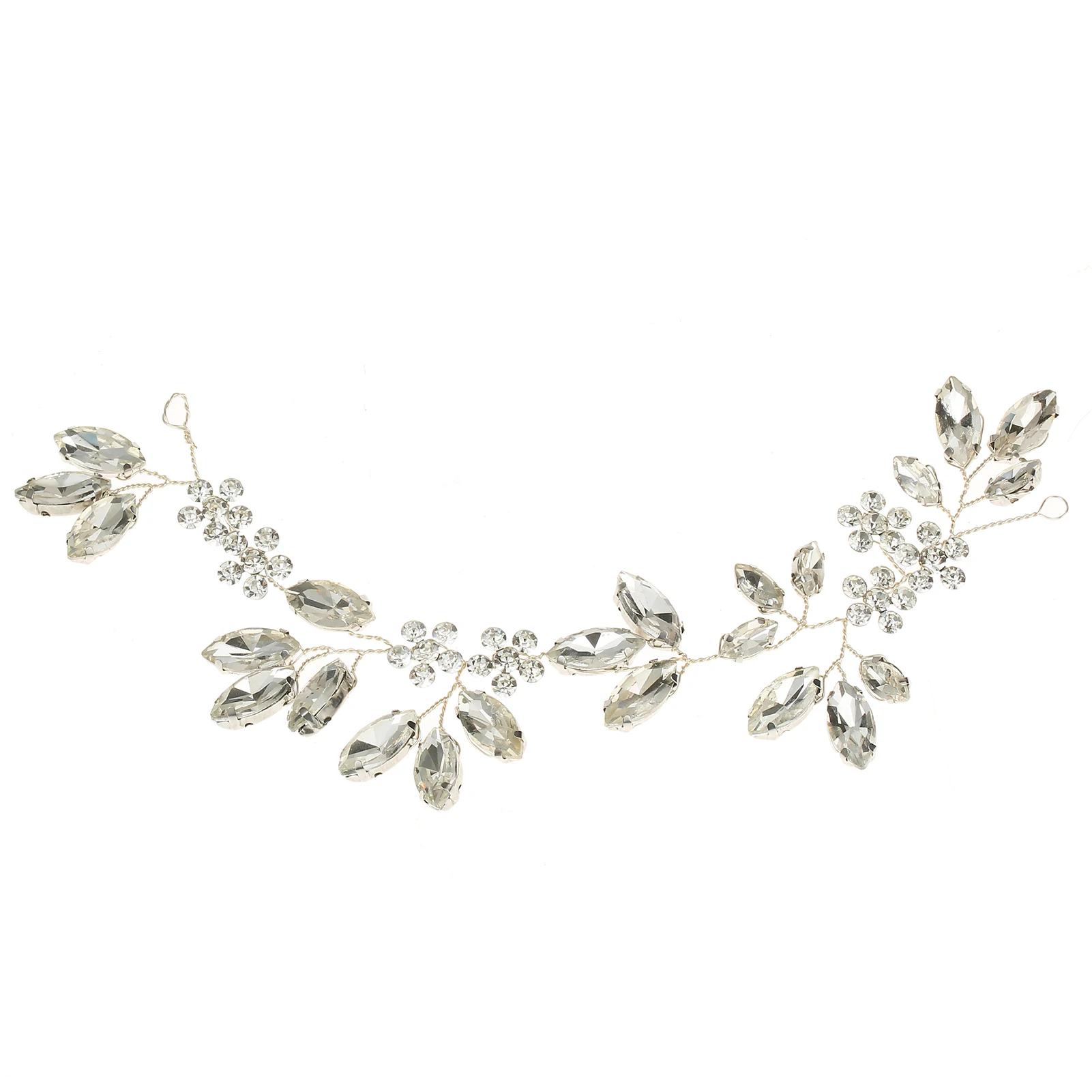 Gorgeous Wedding Hair Accessories Silver Color Crystal Tree Branch Shaped Tiara Headpieces Bridal Headband Bride Hair ornaments
