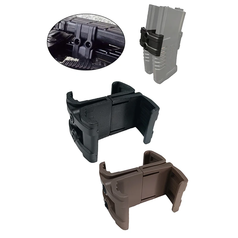 

Новый тактический винтовочный пистолет Mag, параллельный разъем для M4 AR-15, двойной магазин, соединительный зажим, аксессуары для охоты