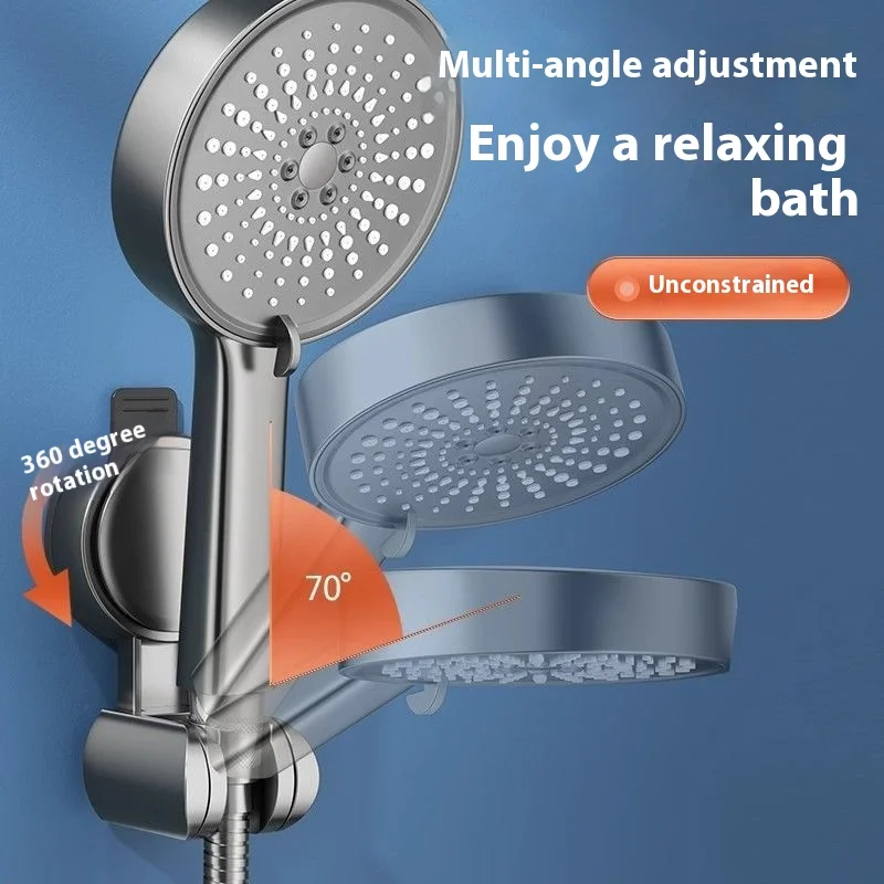 Suction Cup Showerhead Holder Adjustable Bathroom Accessory